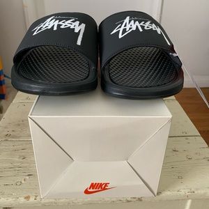 Nike x Stussy Benassi Slides